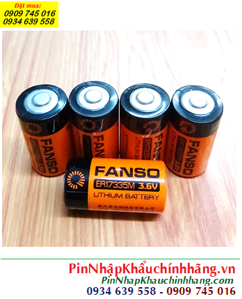 Fanso ER17335M; Pin nuôi nguồn PLC Fanso ER17335M lithium 3.6v chính hãng 